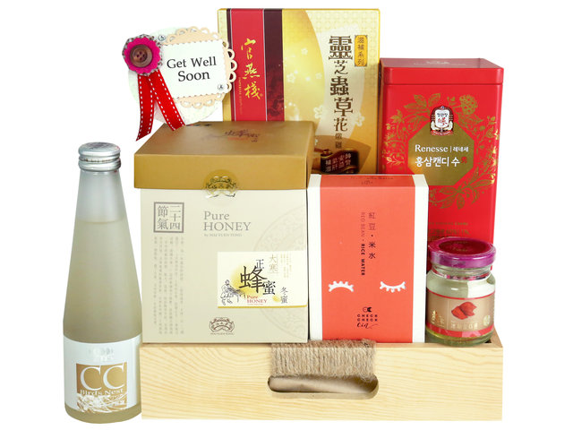 Wine n Food Hamper - Health Care Gift Hamper - AVH0601A1 Photo